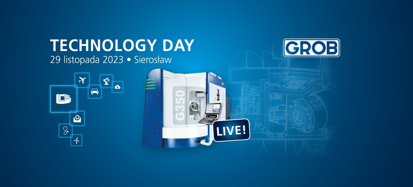 W imieniu i jako partner firmy GROB Polska serdecznie zapraszamy Państwa do udziały w Technology Day który odbędzie się w dniu 29.11.2023r. ( 1-dzień ):  Uczestnicy: GROB Polska | CamDivision (NXcam)| Zakłady Mechaniczne Kazimieruk (Unique Tools) | MS Spinex ( Benz) | Renisaw 